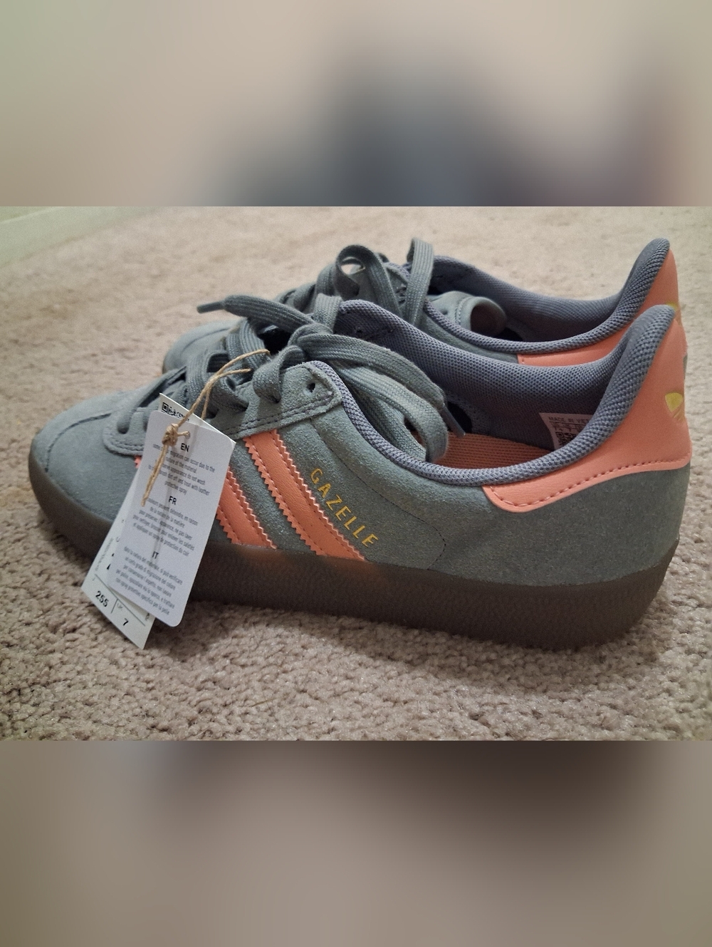 Adidas Gazelle NWT Clay/ Bubblegum Color 8 1/2